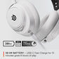 SteelSeries Arctis Nova 7X Wireless Multi-Platform Gaming Headset — Neodymium Magnetic Drivers — 2.4GHz+Bluetooth — 38Hr USB-C Battery — AI Mic — Xbox Series X|S, PC, PS5, Switch, VR, Mobile - White