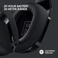 Logitech G733 Lightspeed Wireless Gaming Headset, Suspension Headband, Lightsync RGB, Blue VO!CE Mic, PRO-G Audio – Black, Gaming Headset Wireless, PC, PS5, PS4, Switch Compatible
